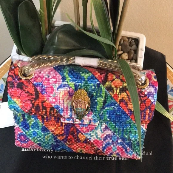 kurt Geiger London Mini Kensington Crystal Shoulder Bag - Picture 5 of 16